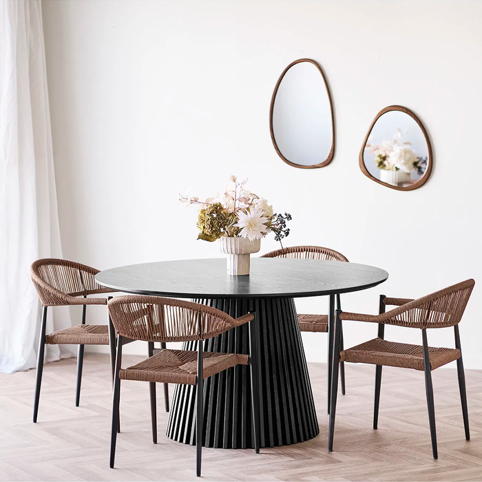 Artichok Hiba Vaas Bruin|Beige - Ø 21 x 19 cm