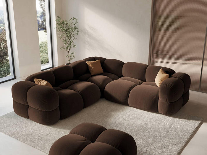 Cosmopolitan Design Hoekbank Loretto symmetrisch velvet