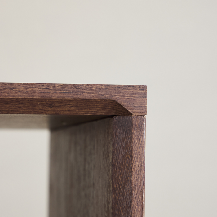 Nest living Rae Houten Salontafel Donkerbruin - 100 x 38 cm