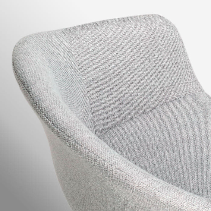 Nolon Nino-Otis Barkruk Lichtgrijs - met Armleuning - Wit - 65 cm