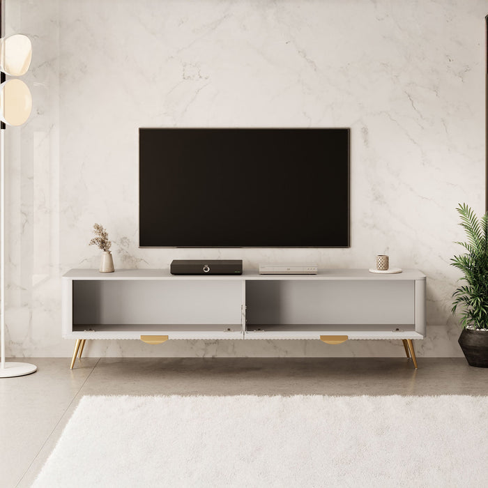 Meubella - TV-Meubel Lima - Beige - 200 cm