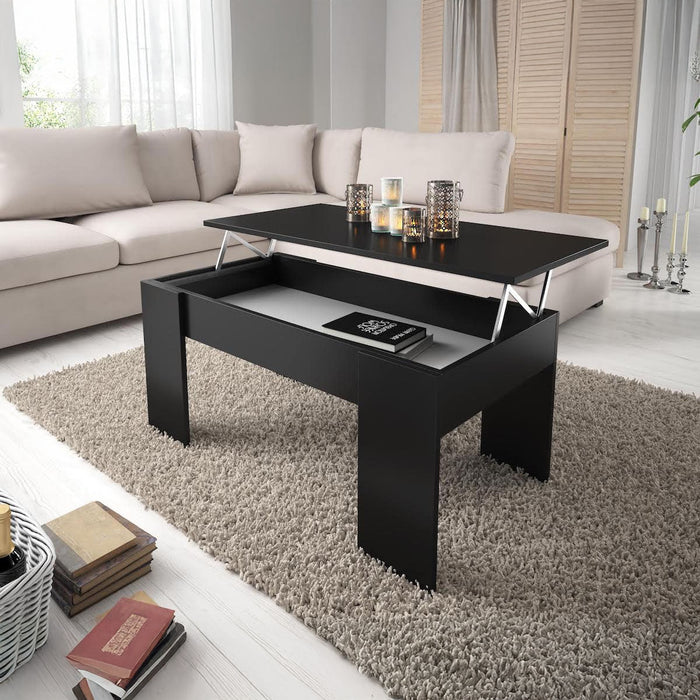 Meubella - Salontafel Malia - Zwart - 100 cm