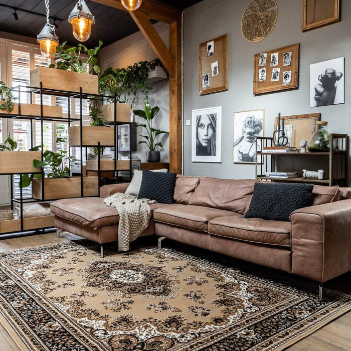 Interieur05 Vintage Vloerkleed Bruin Perzisch - Retro - Nain