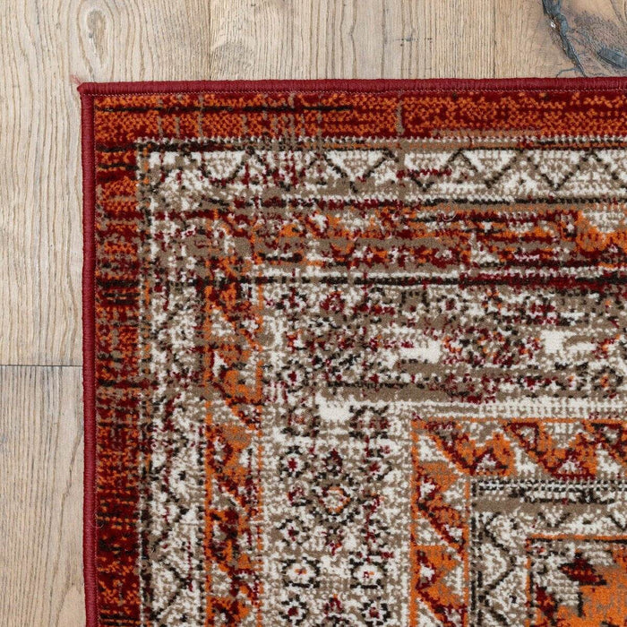 Interieur05 Vintage Vloerkleed Aila Rood|Oranje - 240 x 330 cm