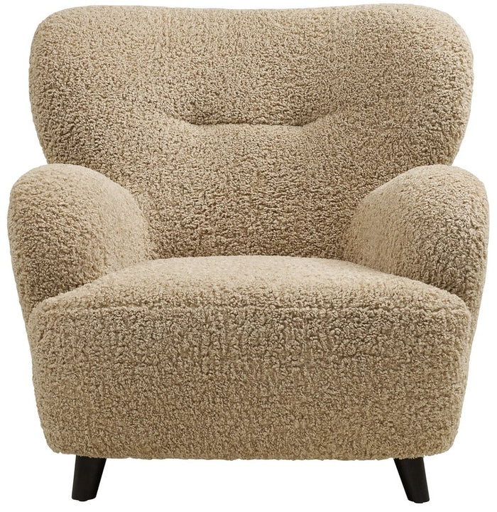 House Nordic Lunaro Loungestoel Lichtbruin