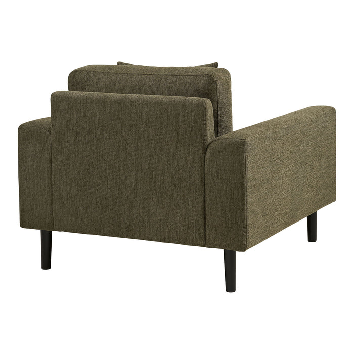 House Nordic - Fauteuil Groen Stof - 92x90x54cm - Lido