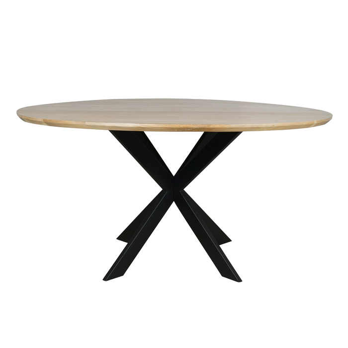 Starfurn Eiken eettafel Ferris | Rond 110 cm | Naturel