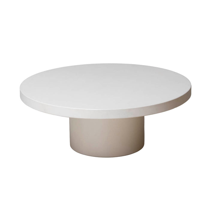 Giga Meubel - Salontafel Beige Eco Composiet - 90x90x30cm - Eden