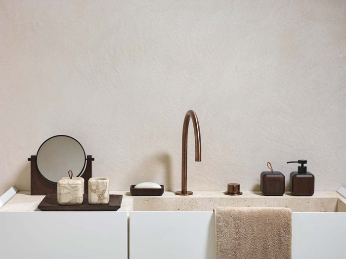 Ebony Make Up Spiegel Pecan | Bruin | Hout