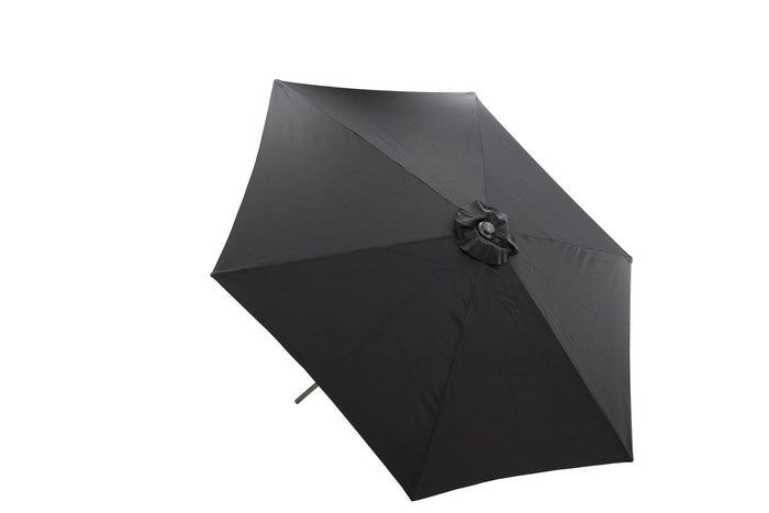 Rebellenclub Vio Parasol - ¿300 cm - Zwart