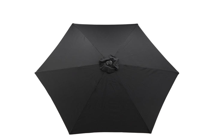 Rebellenclub Vio Parasol - ¿300 cm - Zwart