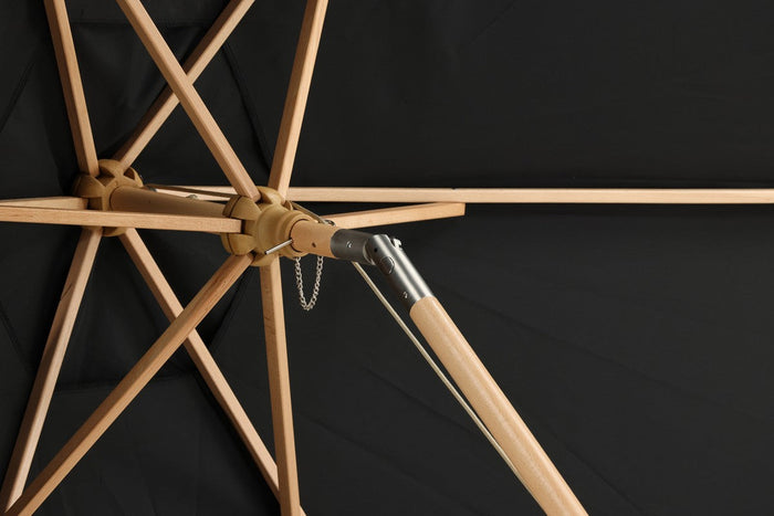 Rebellenclub Santi Parasol - ¿250cm - Zwart