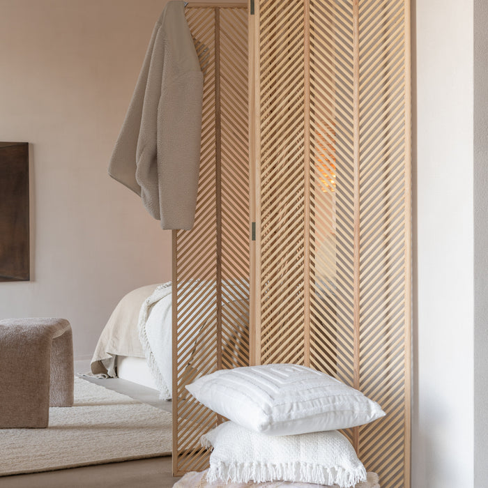 J-Line scherm Mili - bamboe|multiplex - naturel