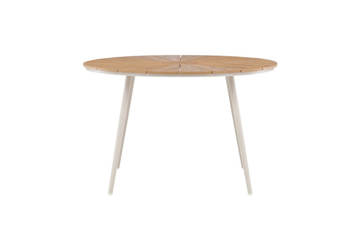 Rebellenclub Nella Tuintafel - ø120cm - Beige