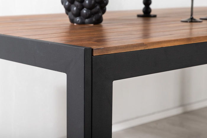 Rebellenclub Rama Tuintafel - 205 x 90 cm - Zwart