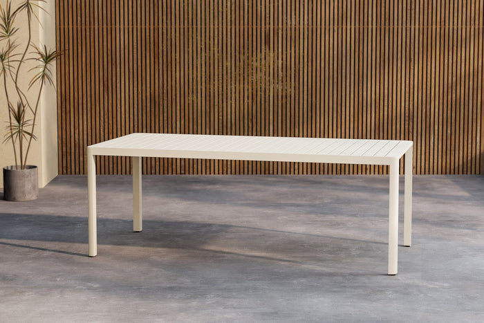 Rebellenclub Minosa Tuintafel - 200 x 90 cm - Beige