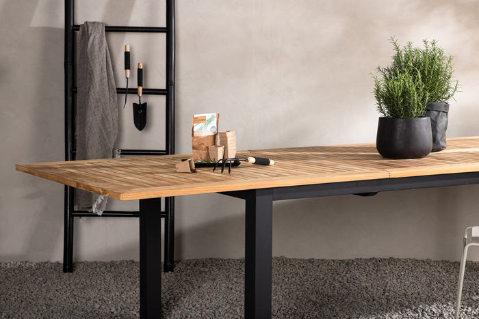 Rebellenclub Castor Tuintafel - 224 x 100 cm - Zwart