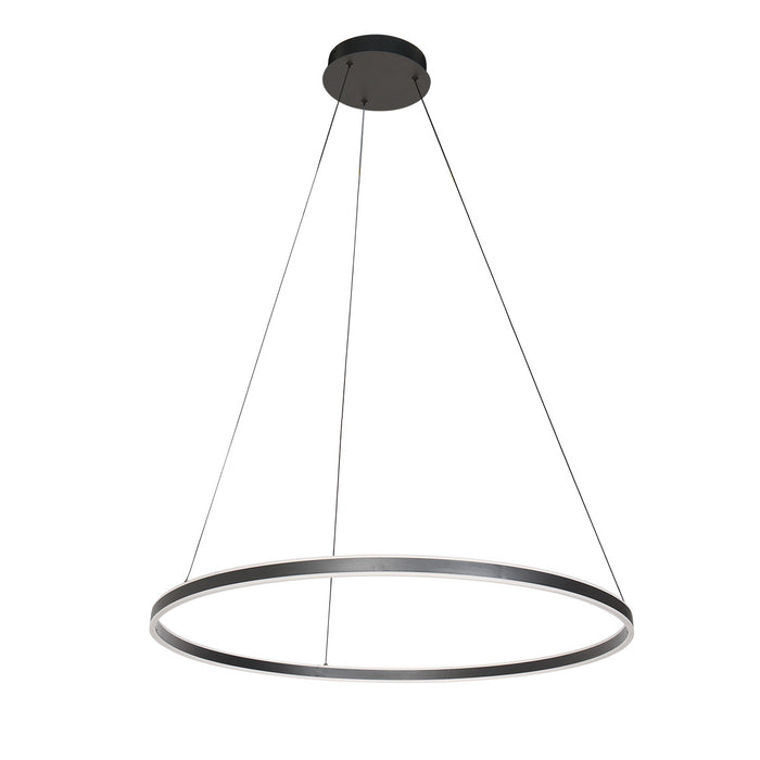 Steinhauer - Hanglamp Zwart Metaal - 80x80x190cm - Ringlux