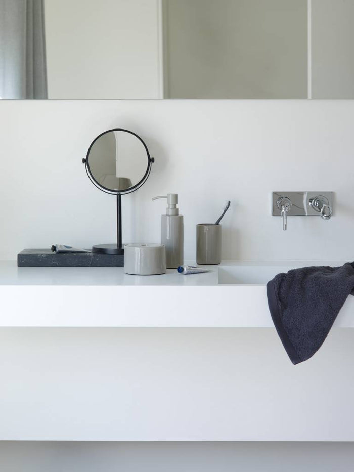 Beau Make Up Spiegel Black | Zwart | Staal