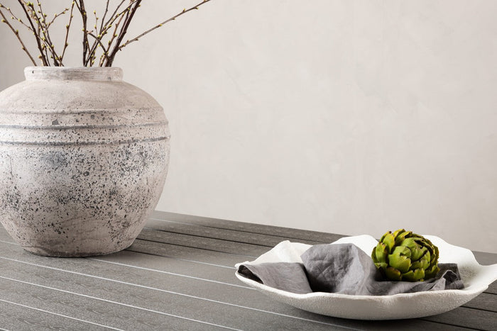 Rebellenclub Argento Tuintafel - 205 x 90 cm - Grijs