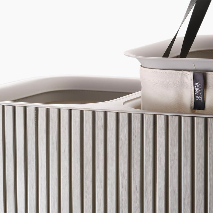 Joseph Joseph Tota Luxe Wasmand 90 L - Ecru