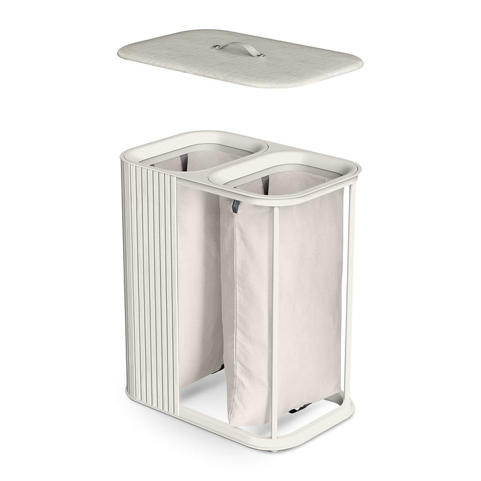 Joseph Joseph Tota Luxe Wasmand 90 L - Ecru