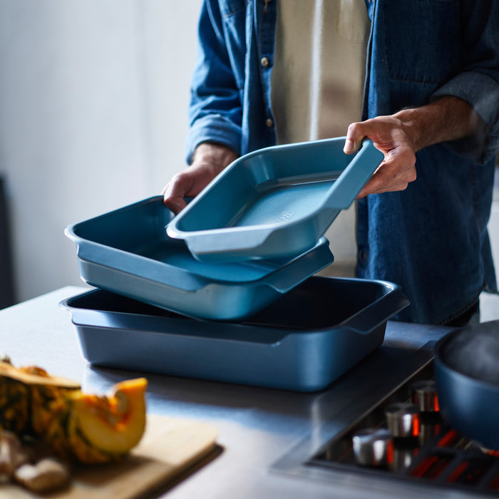 Joseph Joseph Nest Ovenschalen - Set van 3 - Blauw