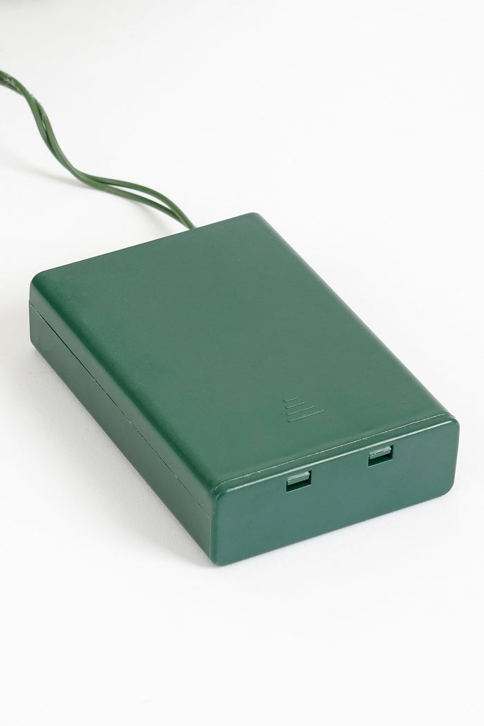 Black Box Trees Nagoya Kerstkrans met Verlichting-H12 x Ø45 cm-Groen