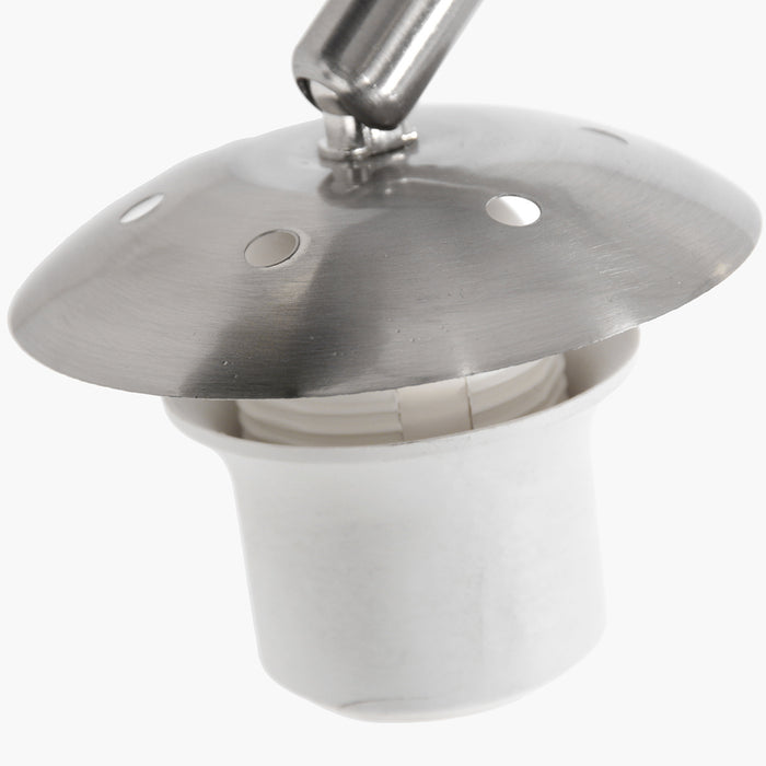 Steinhauer - vloerlamp - Sparkled Light - staal - metaal stof textiel