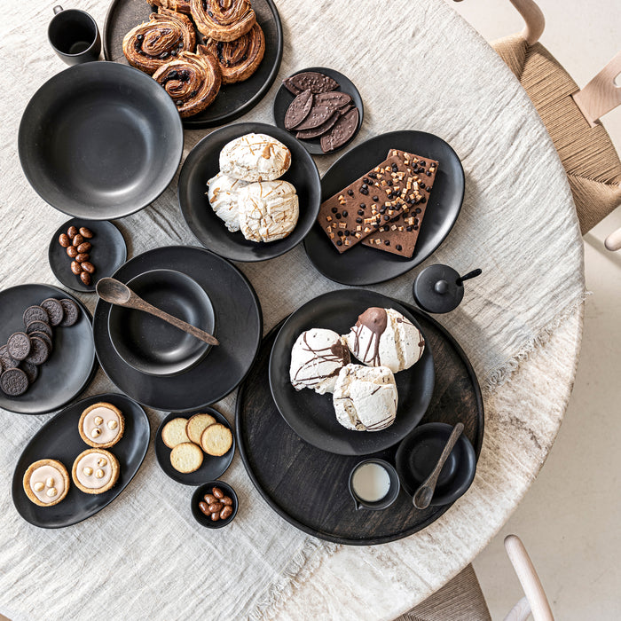 vtwonen Serviesset - Set van 48 - Zwart