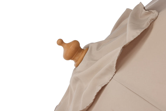 Fjôrd - Parasol Bruin Stof - 300x300x270cm - Naxos