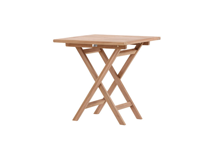 Fjôrd - Eettafel Vierkant - Naturel Teakhout - 70x70x75cm - Kenya