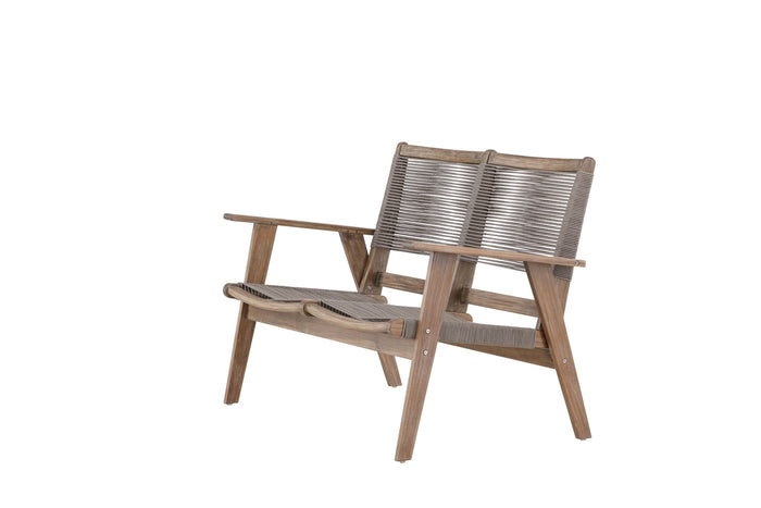 Fjôrd - 2-Zitsbank Bruin Hout - 120x72x88cm - Little John