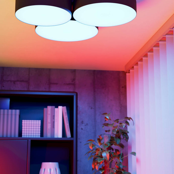 EGLO connect.z Barbano-Z Plafondlamp - 60,5 cm - Zwart|Wit - RGB