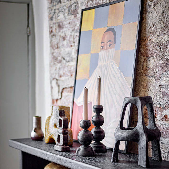 Bloomingville Ollia Vaas - Bruin