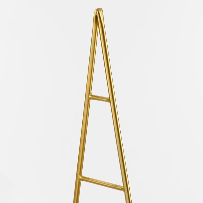 Mica Decorations Decoratie Kerstboom - L34 x B12 x H90 cm - IJzer-Goud