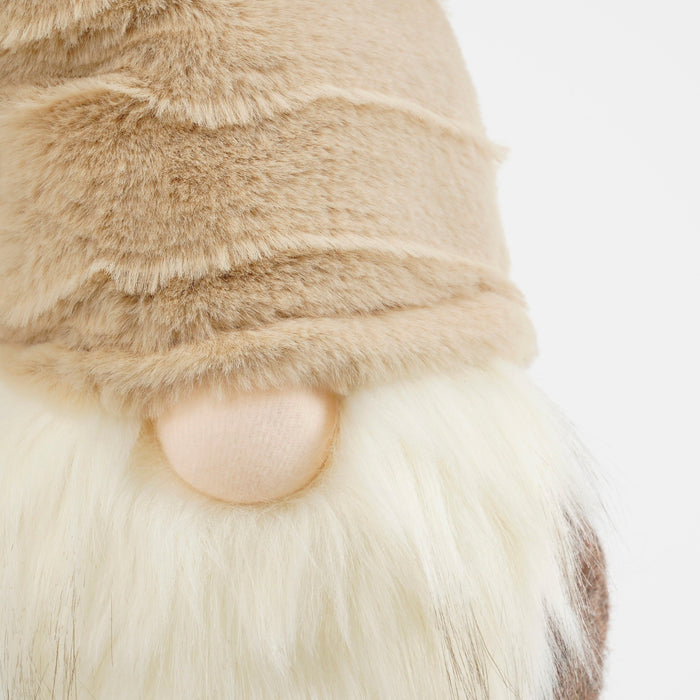 Mica Decorations Kerstdecoratie Gnoom - L19 x B16 x H54 - Bruin