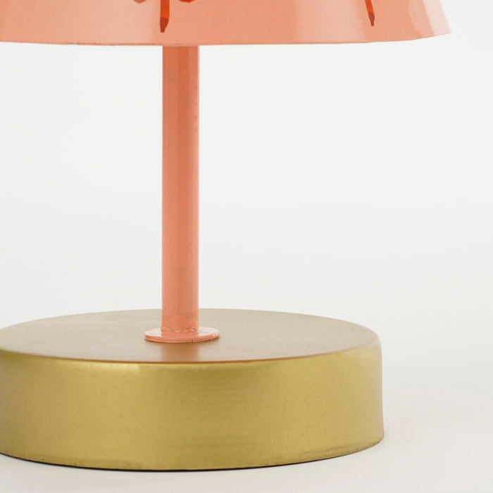 Mica Decorations Decoratie Kerstboom - H40 x Ø13 cm - IJzer - Roze