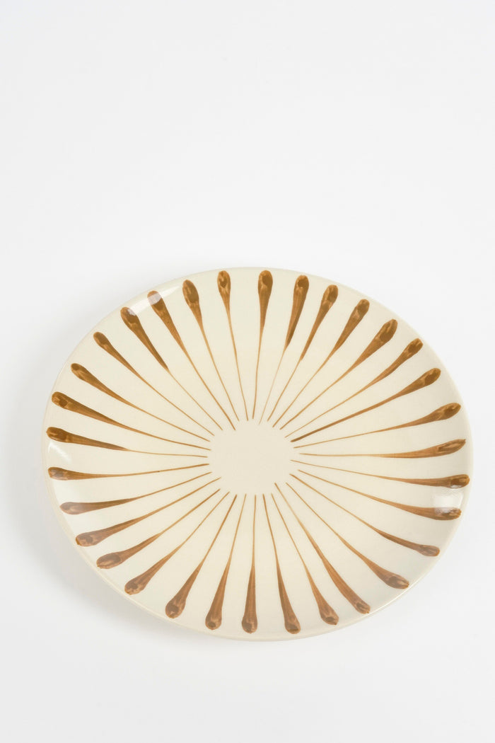 Mica Decorations Elsie Dinerbord - Assorti - H3 x Ø36 cm - Bruin