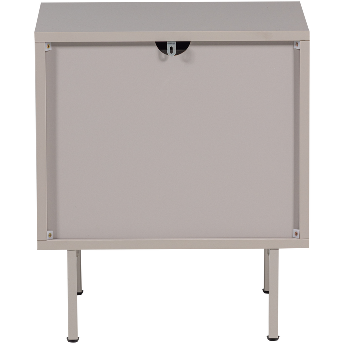 WOOOD Tours Ladekast| Nachtkastje 2 Lades Melamine| MDF - Zand