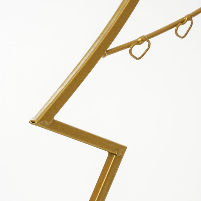 Mica Decorations Decoratie Kerstboom - L40 x B12 x H79 cm-IJzer-Goud