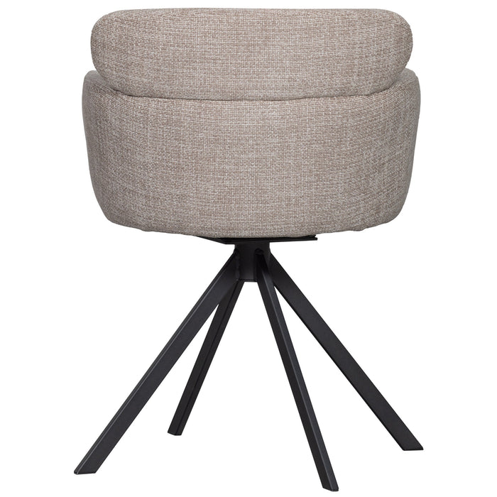 WOOOD Fenne Eetkamerstoelen - Polyester - Naturel - Set van 6