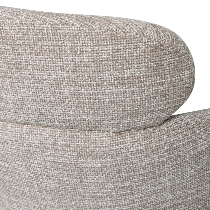 WOOOD Fenne Eetkamerstoelen - Polyester - Naturel - Set van 6