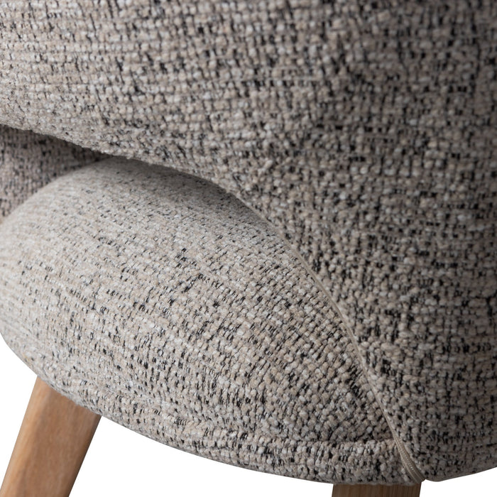 WOOOD Murat Eetkamerstoelen Houten Naturel Poot - Naturel - Set van 6