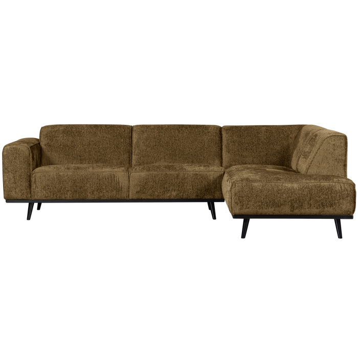 WOOOD Statement Hoekbank Rechts - Brass - Beige|Wheatfield