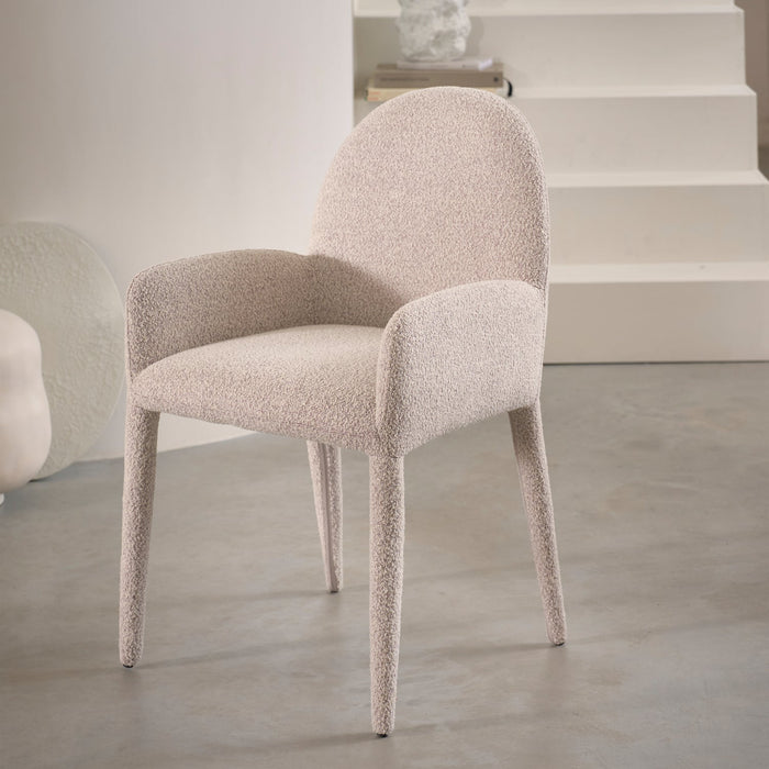 vtwonen Elegance Eetkamerstoelen - Polyester - Greige - Set van 6