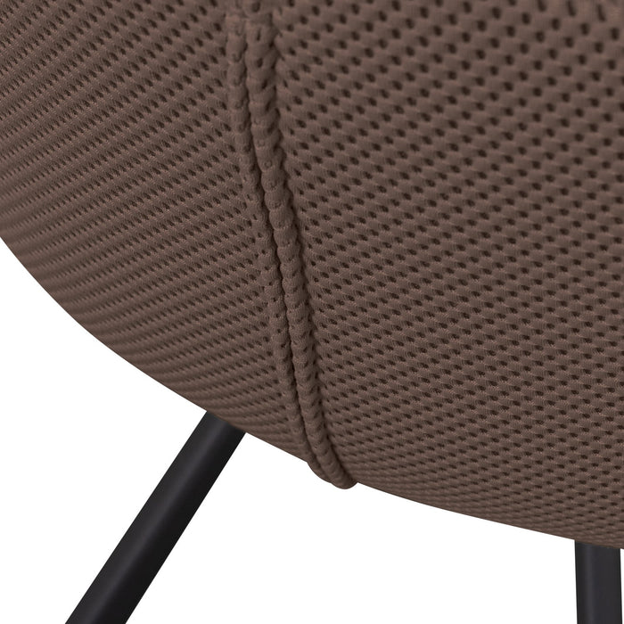 WOOOD Juno Eetkamerstoel - Mesh - Epresso - Set van 6