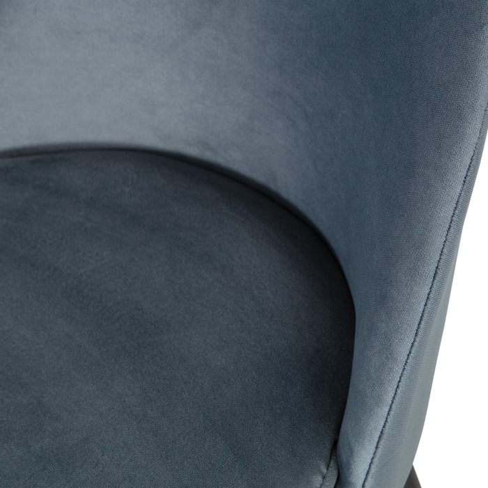 WOOOD Vogue Eetkamerstoelen - Fluweel - Teal - Set van 6