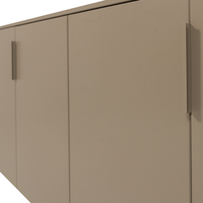WOOOD Gunnar Dressoir 200 cm - Grenen - Mud - 85x201x44
