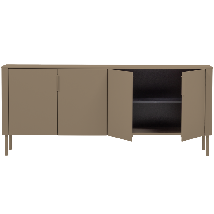 WOOOD Gunnar Dressoir 200 cm - Grenen - Mud - 85x201x44